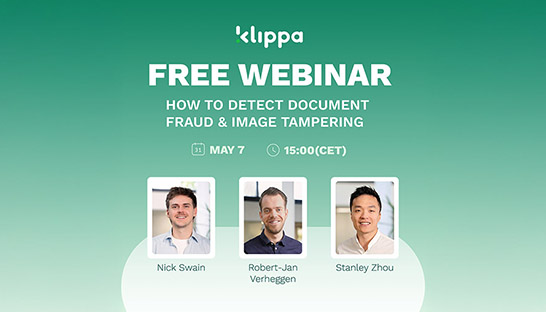 Klippa lanceert AI-fraudedetectie-oplossing én aansluitende webinar